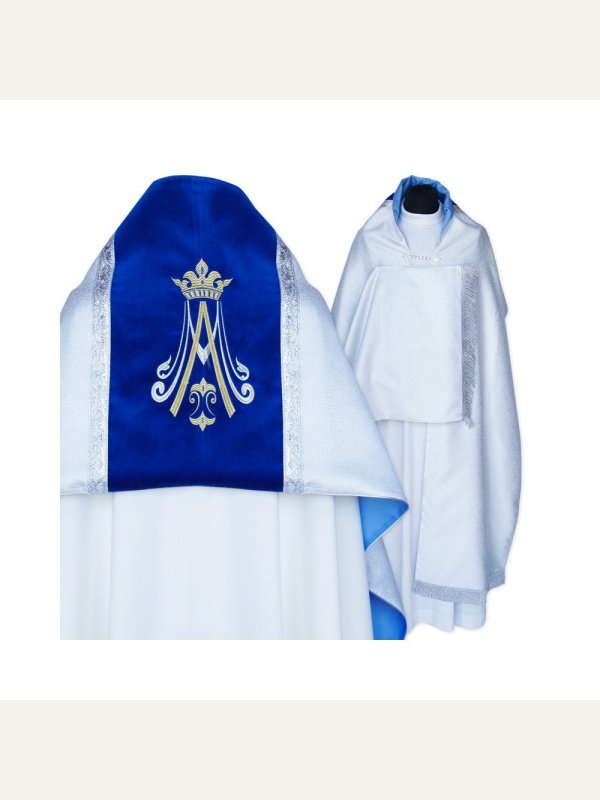 Welon liturgiczny Maryjny haftowany