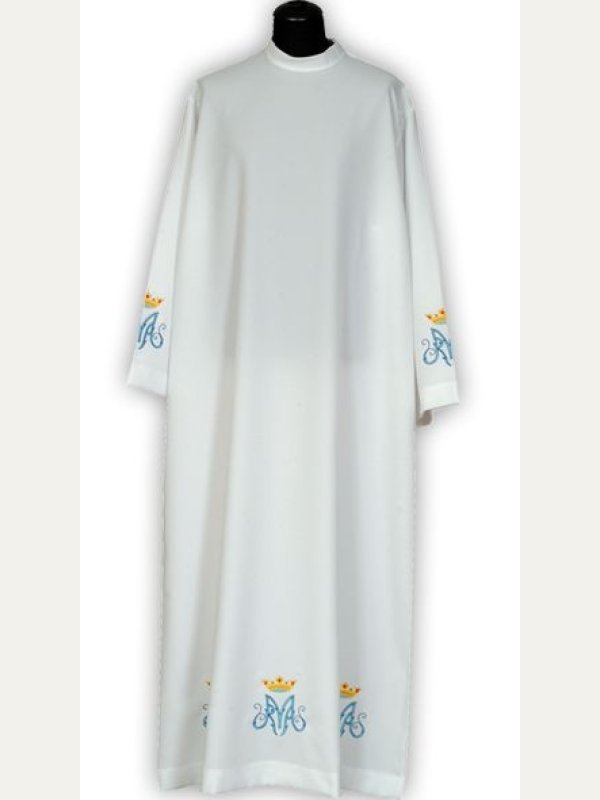 Alba kapłańska haftowana Maryjna (3)