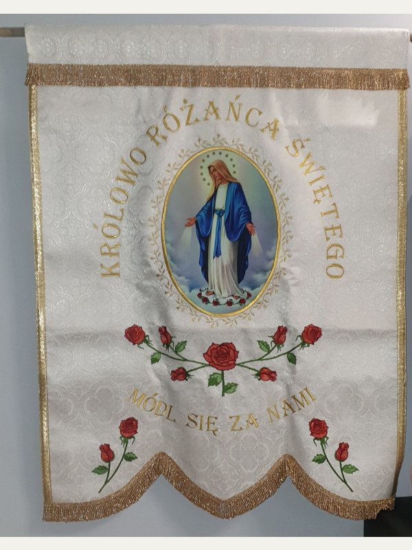 Chorągiew Maryjna - wzór przykładowy