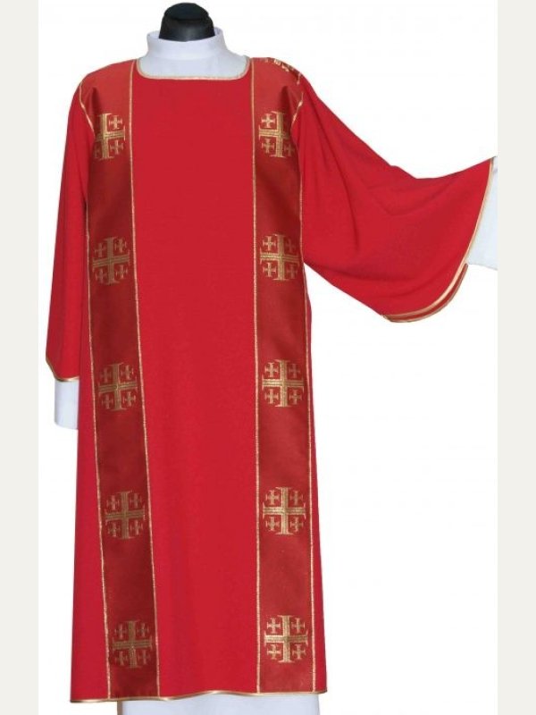 Dalmatyka krzyże jerozolimskie