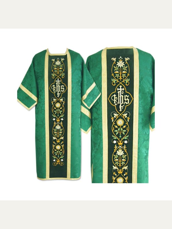 Dalmatyka rzymska żakardowa - kolory liturgiczne
