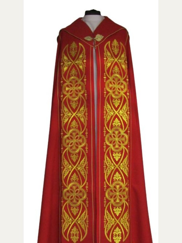 Kapa haftowana IHS - kolory liturgiczne (50)