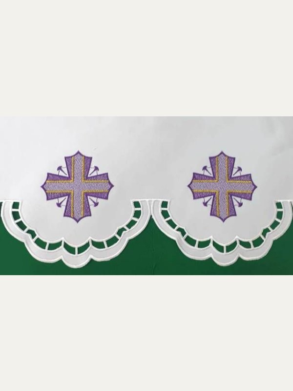 Obrus na Wielki Post - wzór eucharystyczny