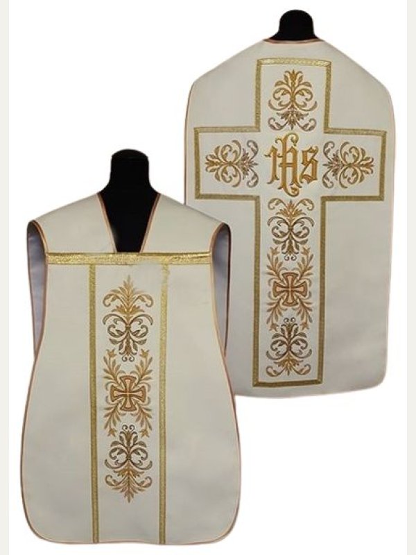 Ornat rzymski IHS kolory liturgiczne