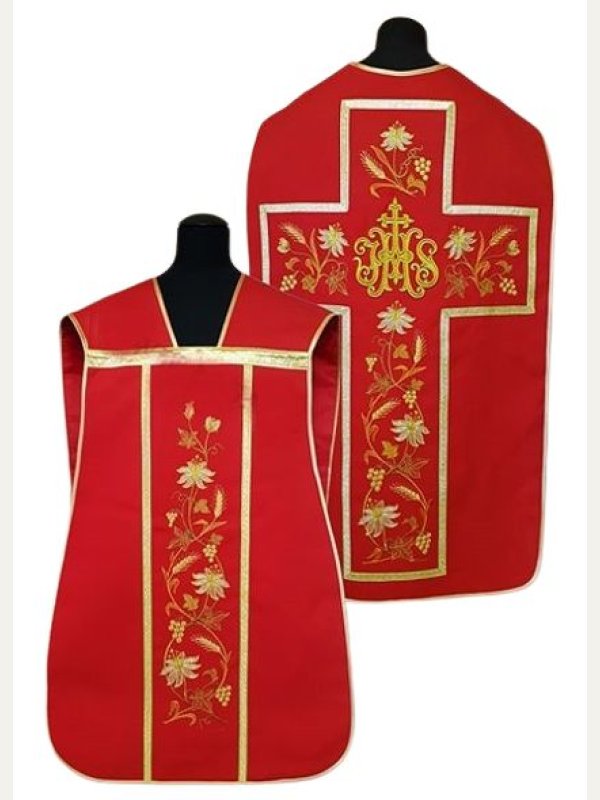 Ornat rzymski IHS kolory liturgiczne